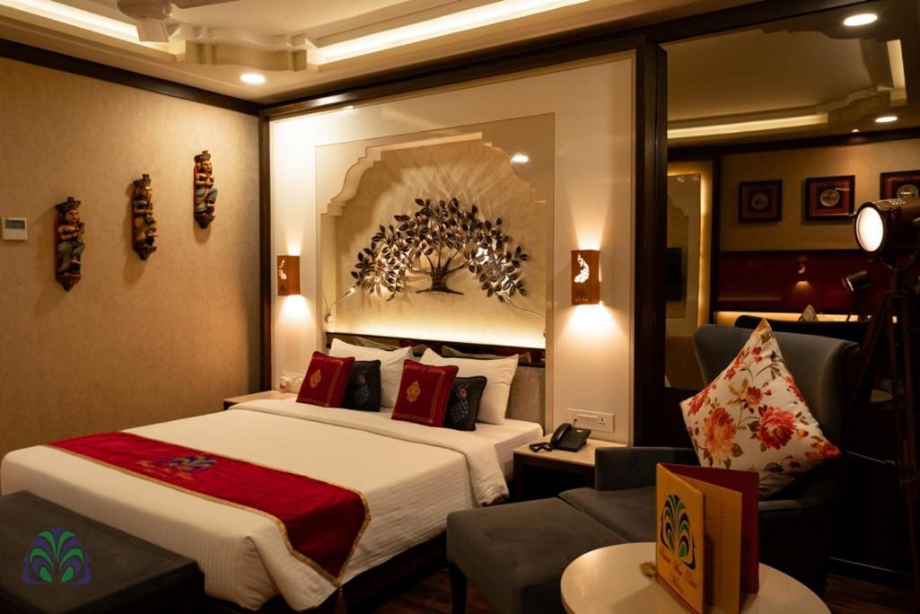 Hotel Basant Vihar Palace Bíkáner Exteriér fotografie